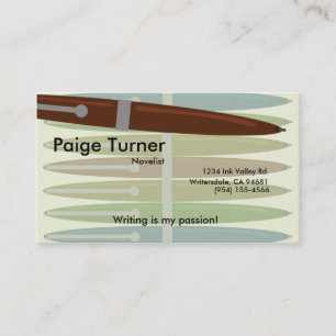 Pen Style Business Card