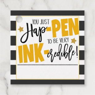 Pen Thank You Gift Tags