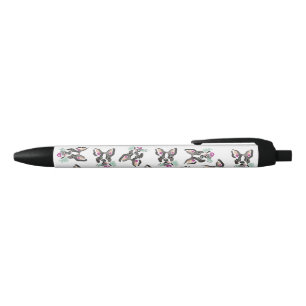 Pen with Boston Terrier art design