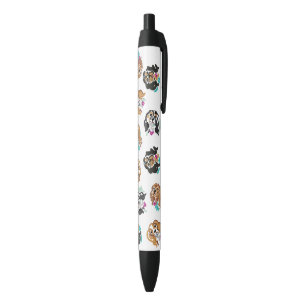 Pen with cute Cavaliers art design