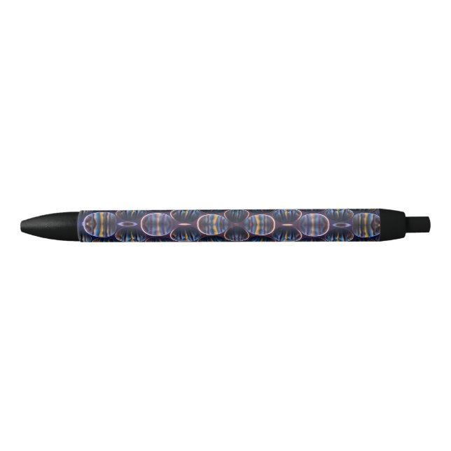 Pen with Futuristic Honeycomb Design (Front)
