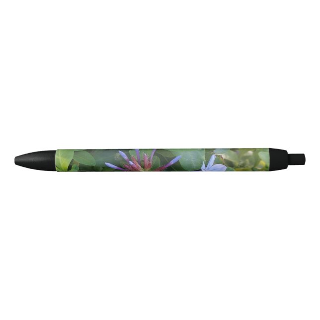 pen with light purple/blue flower (Front)