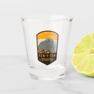 Pen-Y-Fan Brecon Beacons National Park Shot Glass