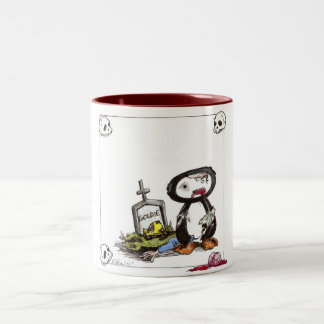 Pen Zombie Two-Tone Coffee Mug