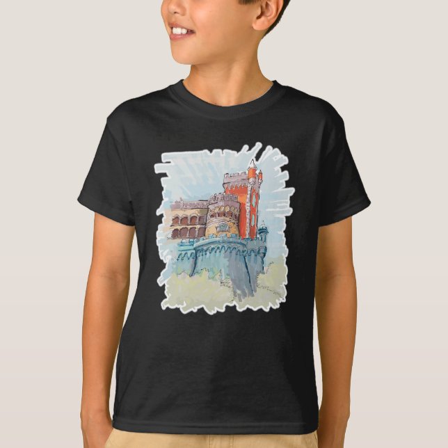 Pena Palace in Sintra, Portugal T-Shirt (Front)
