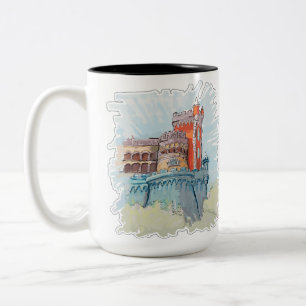 Pena Palace in Sintra, Portugal Two-Tone Coffee Mug