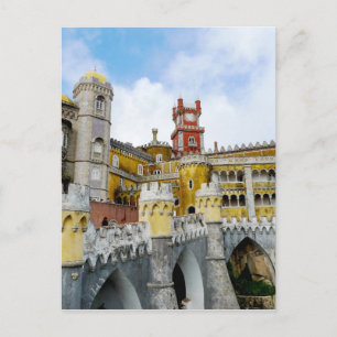 Pena Palace Lisbon Portugal UNESCO heritage Postcard