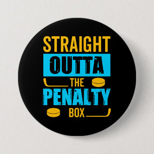 Penalty Box Hockey 7.5 Cm Round Badge