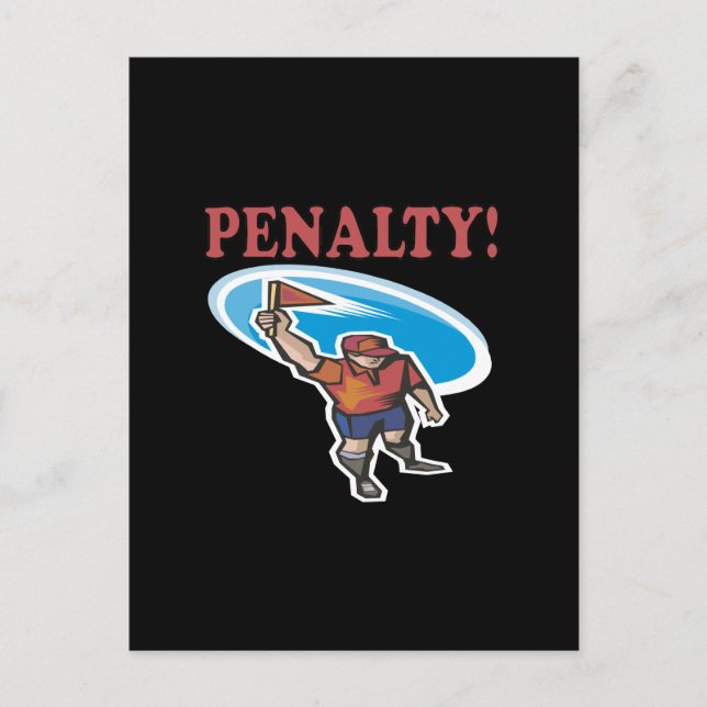 Penalty Postcard (Front)