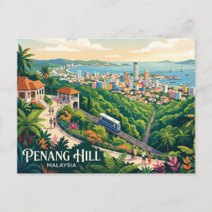 Penang Hill Malaysia Postcard