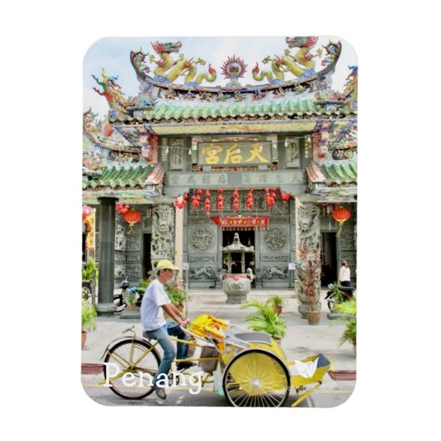 Penang, Malaysia - fridge magnet by Velvet Escape (Vertical)
