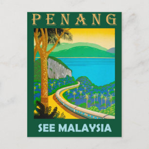 Penang, See Malaysia Postcard