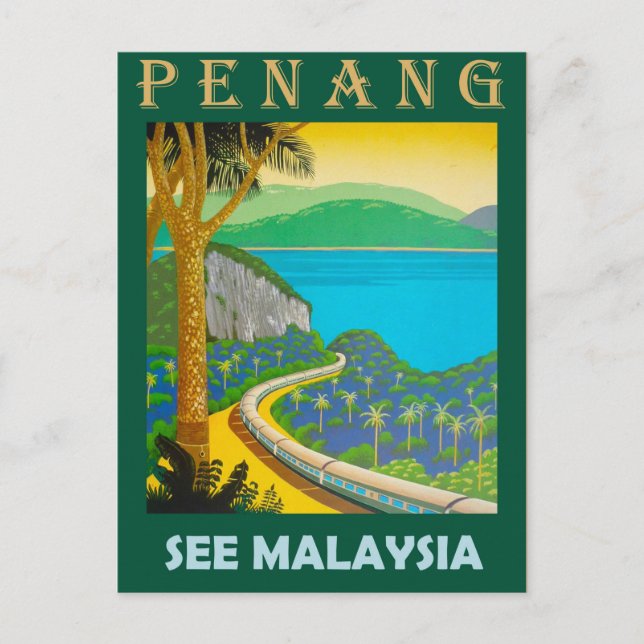 Penang, See Malaysia Postcard (Front)