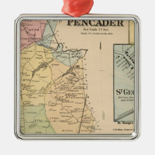 Pencader Metal Tree Decoration