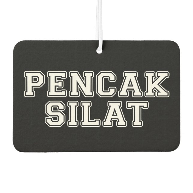 Pencak Silat Car Air Freshener (Front)