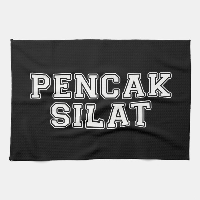 Pencak Silat Tea Towel (Horizontal)