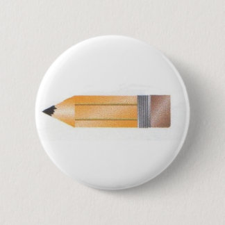 Pencil 6 Cm Round Badge