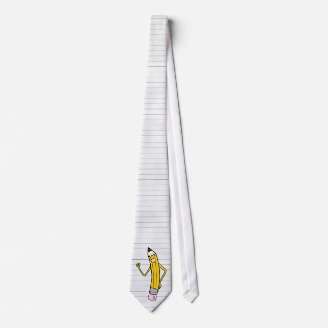 Pencil and Paper Tie (Front)