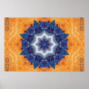 Pencil Art Mandala Poster