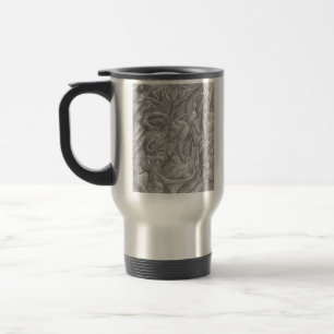 Pencil artwork abstract mug