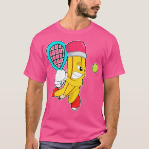 Pencil at Tennis with Tennis racket T-Shirt
