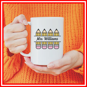 Pencil Back To School Teacher Appreciation Coffee Mug
