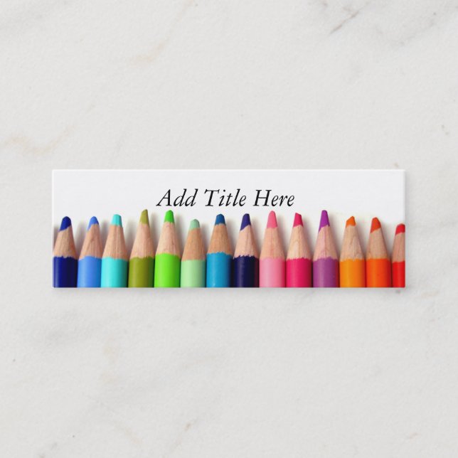 Pencil Business Card (Front)