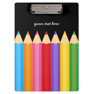 pencil colours * choose your background colour clipboard