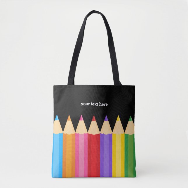 Pencil colours tote bag (Front)