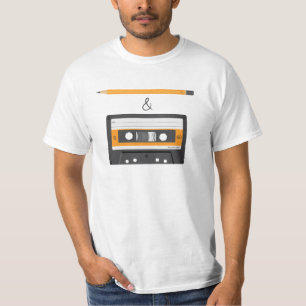 Pencil & Compact Cassette riddle T-Shirt