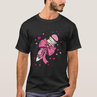 Pencil Coquette Bow Back to School Student Teacher T-Shirt