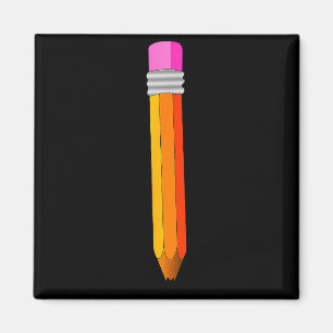 Pencil Costume Shirt Funny Office School Supply Pr Magnet
