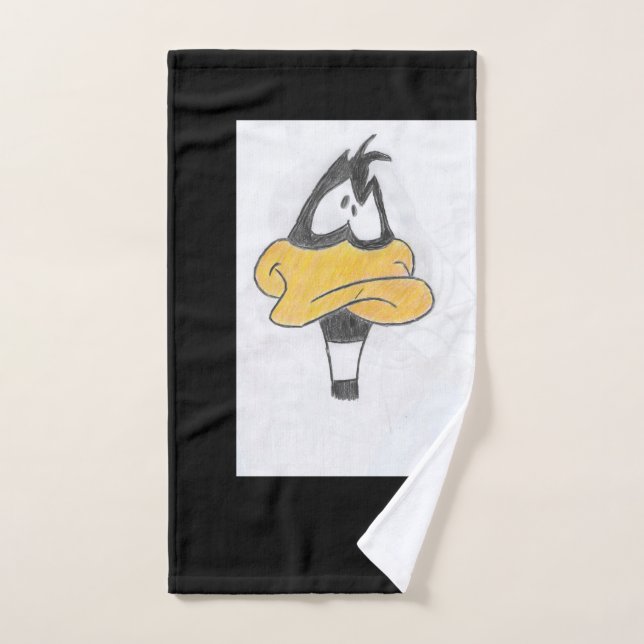 pencil drawing hand towel (Hand Towel)