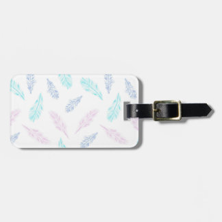 Pencil Feathers Luggage Tag