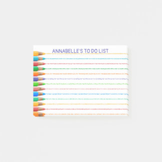 Pencil Lines To Do List Personalise Notepad