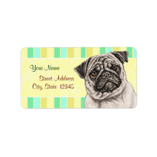 Pencil Pug Label
