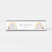 Pencil Rainbow Teacher 