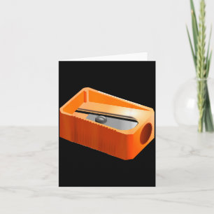 Pencil Sharpener Funny Office School Supplies Cost Card