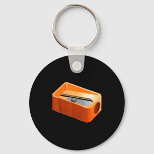 Pencil Sharpener Funny Office School Supplies Cost Key Ring