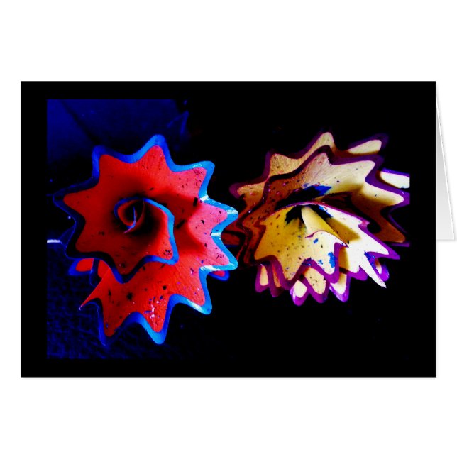 Pencil Shavings Flowers (Front Horizontal)