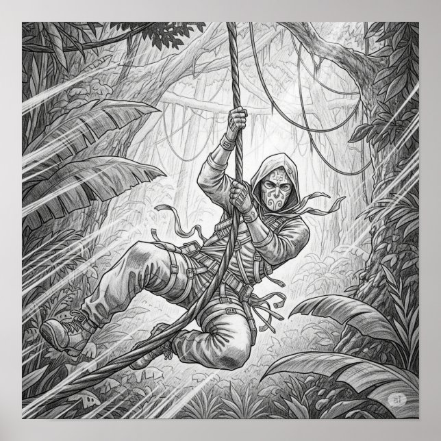 Pencil Sketch Adventure Poster (Front)