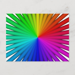 pencil swatch postcard