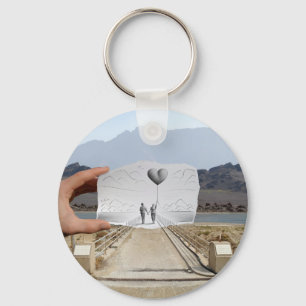 Pencil Vs Camera - Lovers Key Ring