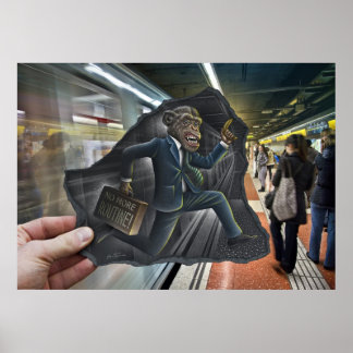 Pencil Vs Camera - No More Routine Poster