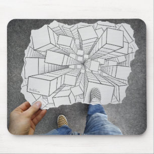 Pencil Vs Camera - Vertigo Mouse Mat