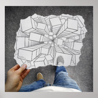 Pencil Vs Camera - Vertigo Poster