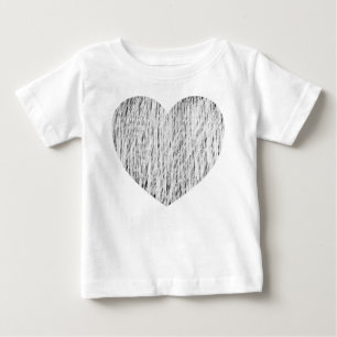 Pencilled in - White over black Baby T-Shirt