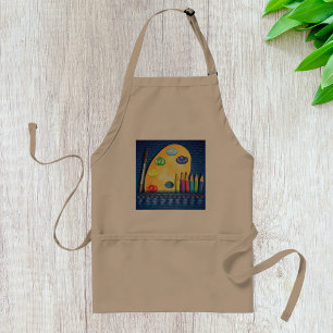 Pencils And Paintbrush Artist Apron
