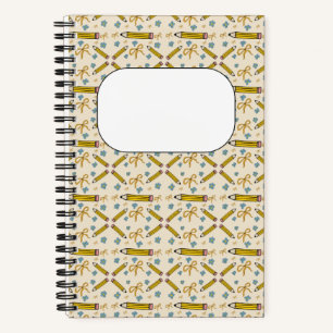 Pencils and ribbons Notebook