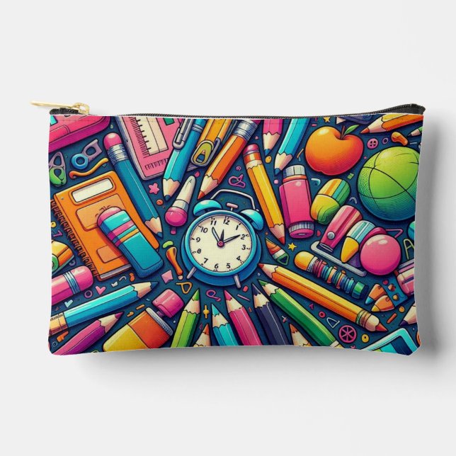 Pencils Case Accessory Pouch (Front)